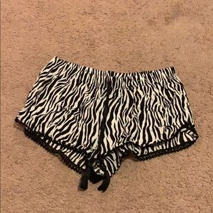 Love to Lounge Zebra Shorts